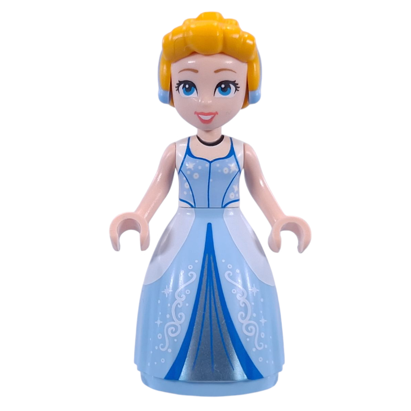 Cendrillon, cheveux orange clair vif, jupe complète (Cinderella, Bright Light Orange Hair, Full Skirt)