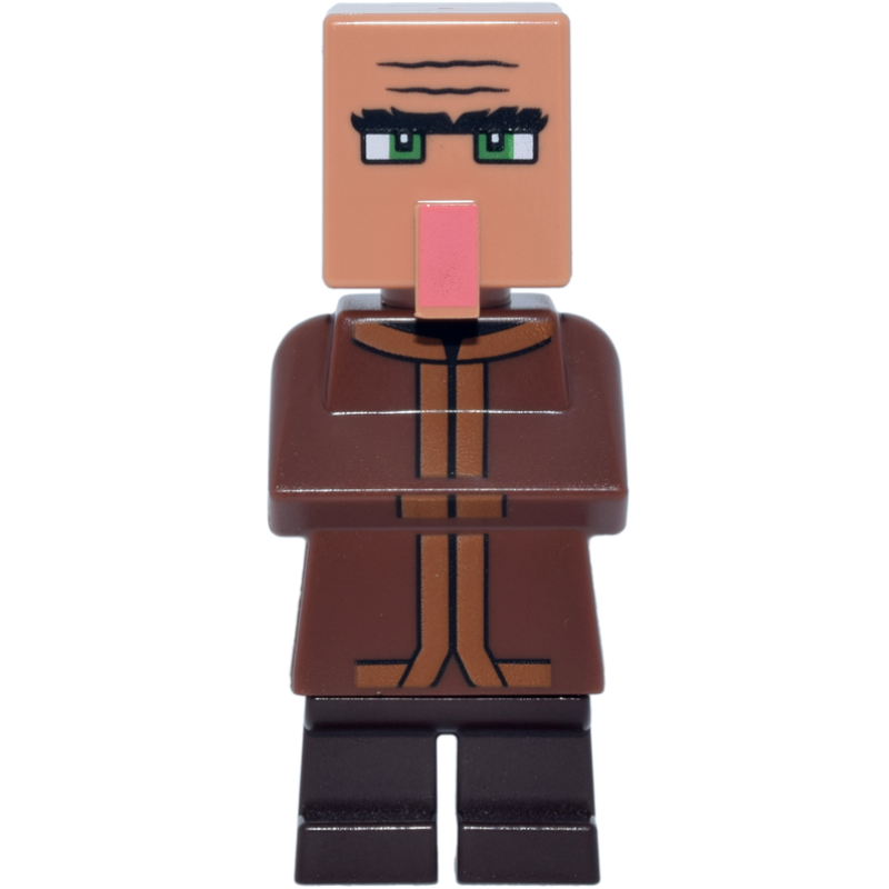 Villager, brun rougeâtre, nez de corail (Villager, Reddish Brown, Coral Nose)