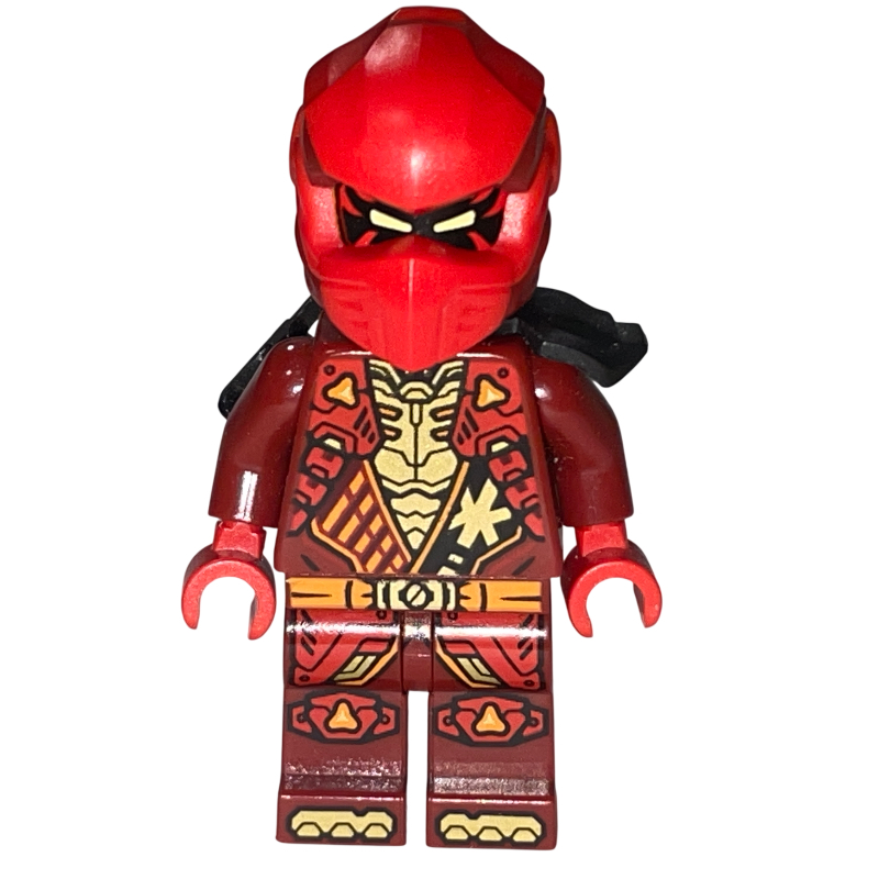 Kai, tenue rouge foncé, casque rouge, fourreau (Kai, Dark Red Suit, Red Helmet, Scabbard)