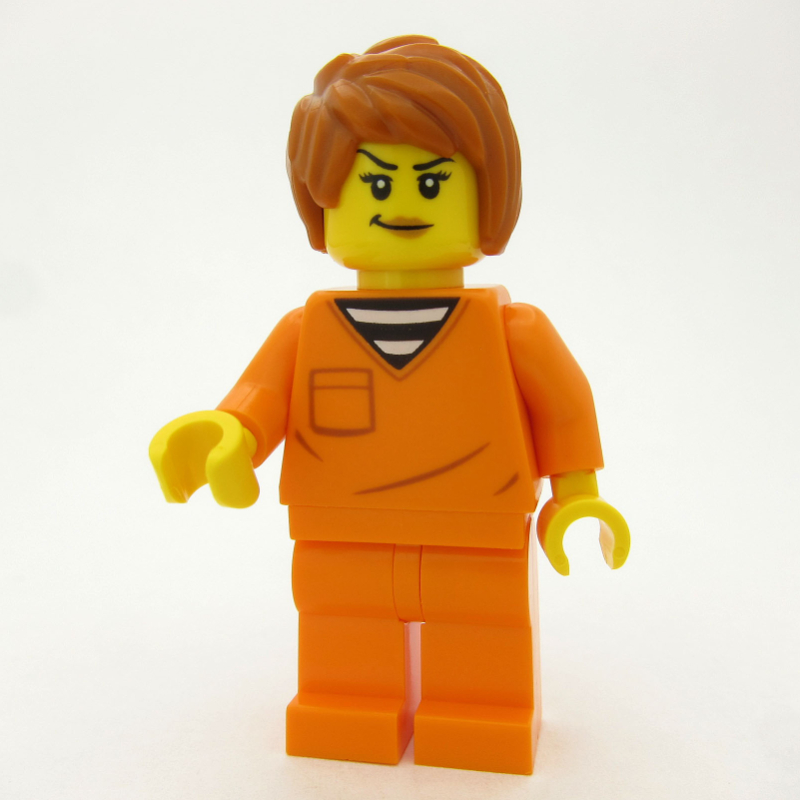 Bandit, combinaison orange, cheveux orange foncé (Criminal, Orange Jumpsuit, Dark Orange Hair)