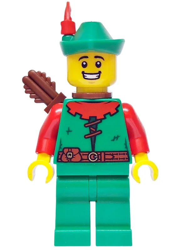 Homme des bois, quiver, sourire (Forestman, Quiver, Smile)