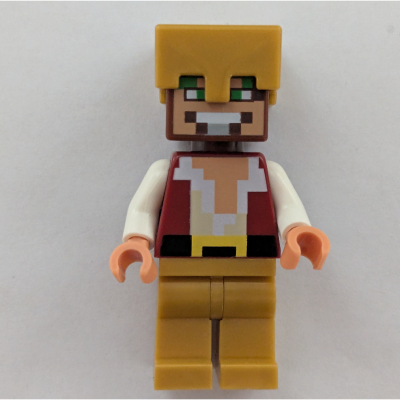 Héros de Minecraft, casque d'or (Minecraft Hero, Gold Helmet)