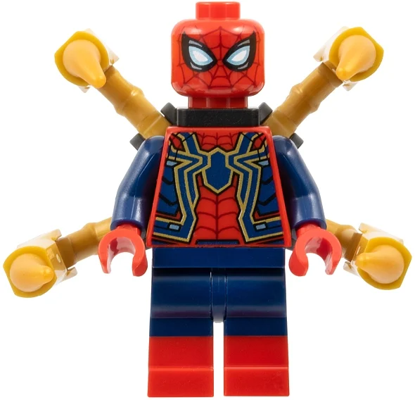 Fer Spider-Man, jambes lisses, 53451 griffes (Iron Spider-Man, Plain Legs, 53451 Claws)