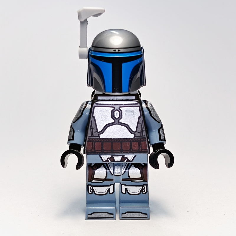 Jango Fett, torse titane nacré avec bras avec motif imprimé (Jango Fett, Pearl Titanium Torso with Printed Arms)