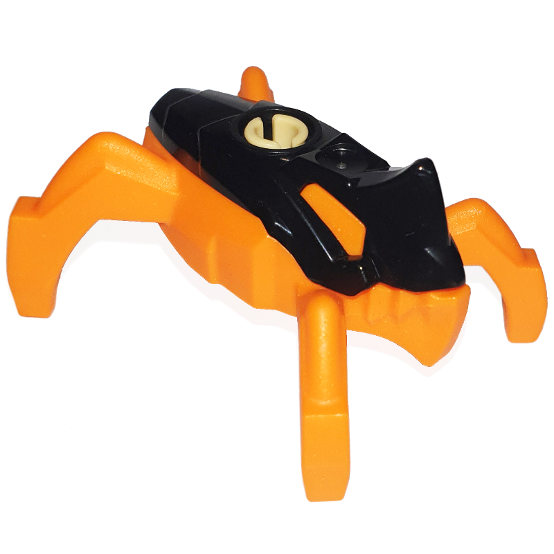 Héro usine pull, haut noir, base orange (Hero Factory Jumper, Black Top, Orange Base)