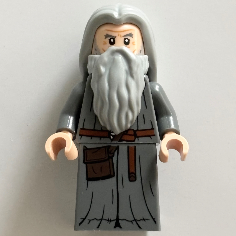 Gandalf les cheveux gris, gris bleuté clair (Gandalf the Grey, Light Bluish Grey Hair)