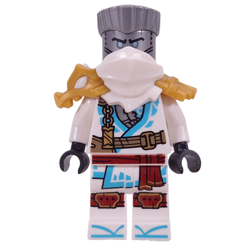 Zane, armure blanche d'épaule et masque, cheveux (Zane, White Shoulder Armor and Mask, Hair)