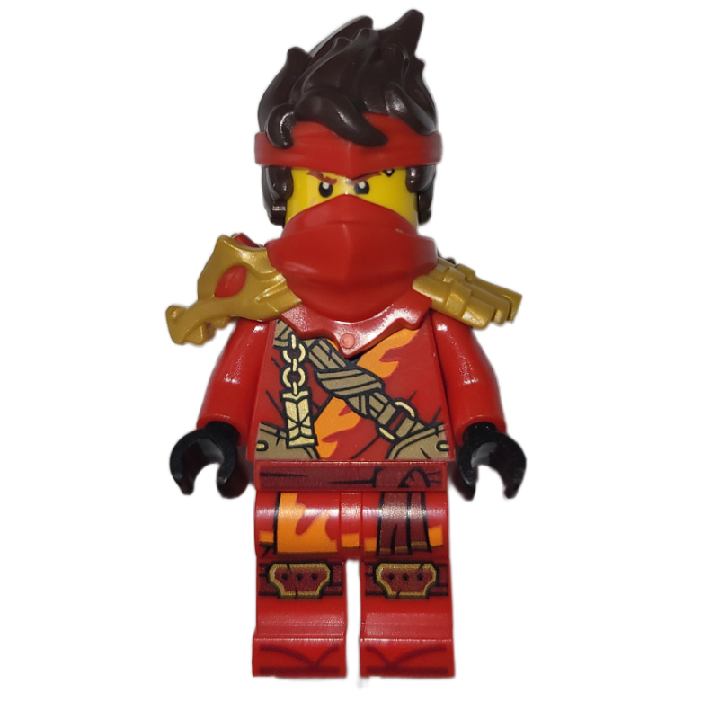 Kai, armure d'épaule rouge et masque, cheveux (Kai, Red Shoulder Armor and Mask, Hair)