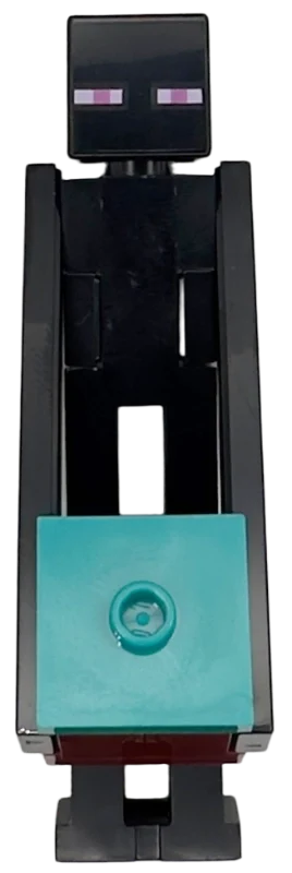 Enderman, boîte turquoise foncé, plaque de pied turquoise foncé (Enderman, Dark Turquoise Box, Dark Turquoise Foot Plate)