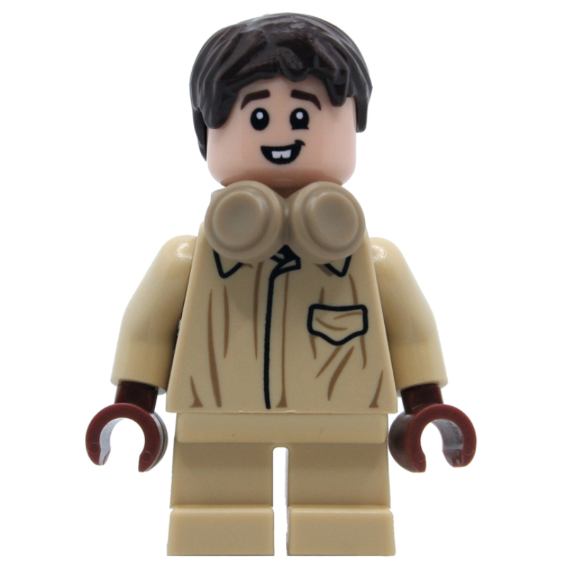 Neville Londubat, chemise beige, casque, jambes courtes (Neville Longbottom, Tan Shirt, Headphones, Short Legs)