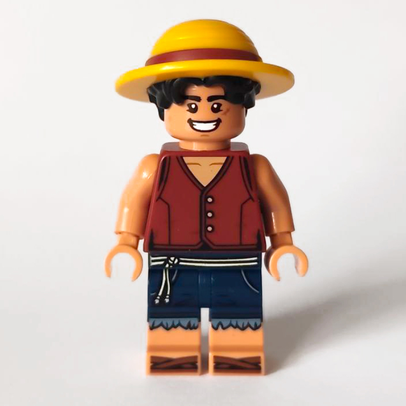 Singe d. Luffy, chapeau, bouche ouverte (Monkey D. Luffy, Hat, Open Mouth)