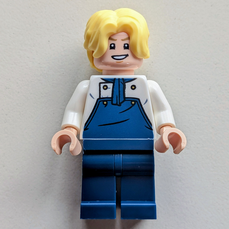 Sanji, salopette bleu foncé (Sanji, Dark Blue Overalls)