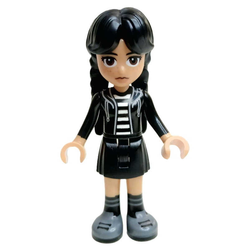 Mercredi addams, jupe courte (Wednesday Addams, Short Skirt)