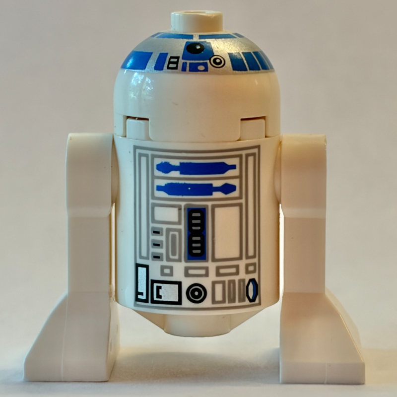 Droïde astromécano, R2-D2, dôme 30367b blanc, corps 30361c (Astromech Droid, R2-D2, White 30367b Dome, 30361c Body)