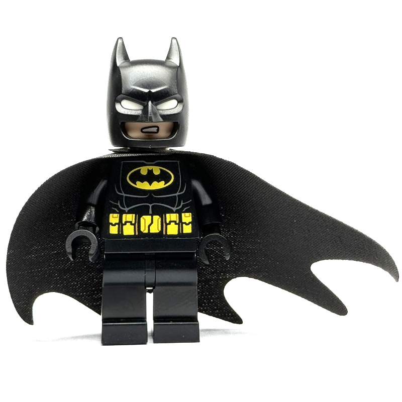 Batman, tenue noire, cagoule noire, cape en tissu (Batman, Black Suit, Black Cowl, Cloth Cape)