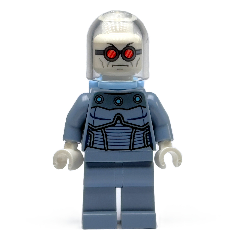 Mr. Freeze, tenue bleu sable, réservoirs bleu clair vif (Mr. Freeze, Sand Blue Suit, Bright Light Blue Tanks)