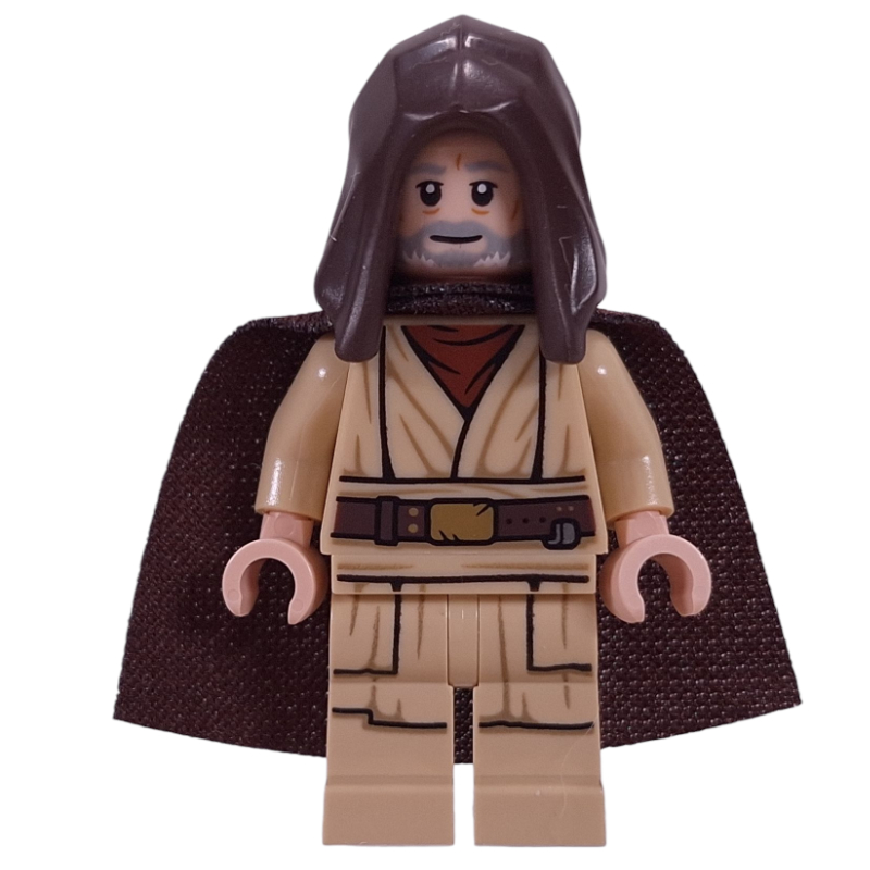 Obi-Wan Kenobi, capuche brun foncé, cape (Obi-Wan Kenobi, Dark Brown Hood, Cloak)