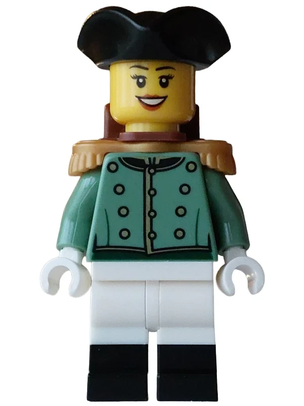 Soldat, femme, uniforme vert sable, jambes blanches, chapeau noir, sac à dos (Soldier, Woman, Sand Green Uniform, White Legs, Black Hat, Backpack)