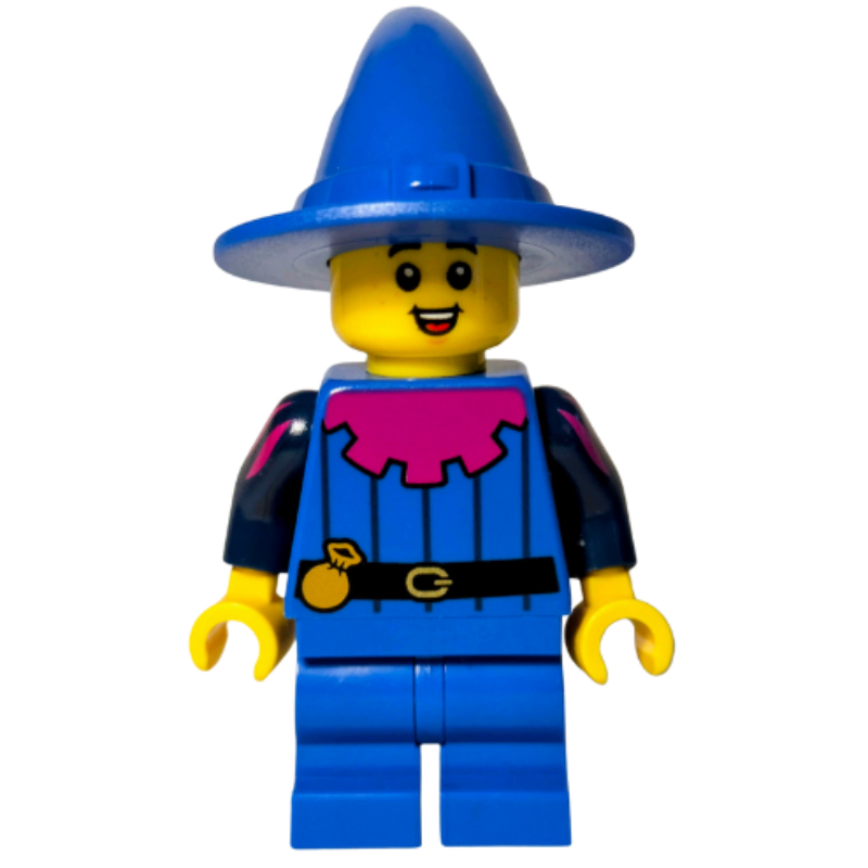 Elfe, sorcier, tenue bleue, chapeau (Elf, Wizard, Blue Suit, Hat)