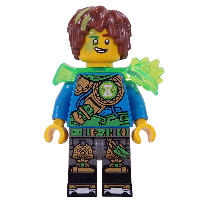 Mateo, armure d'épaule vert transparent-brillant (Mateo, Trans-Bright Green Shoulder Armor)