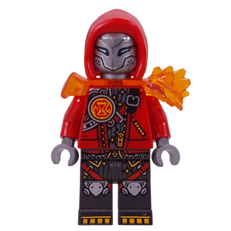 Cooper, Red Hood, armure d'épaule orange · transparent (Cooper, Red Hood, Trans-Orange Shoulder Armor)