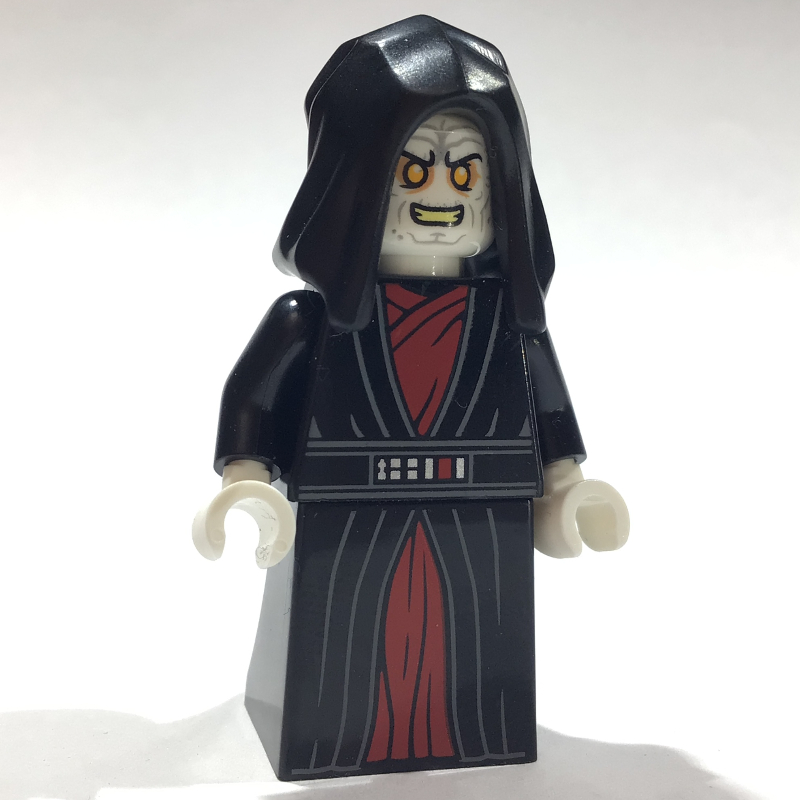 Palpatine, robe noire, capuche (Palpatine, Black Robe, Hood)