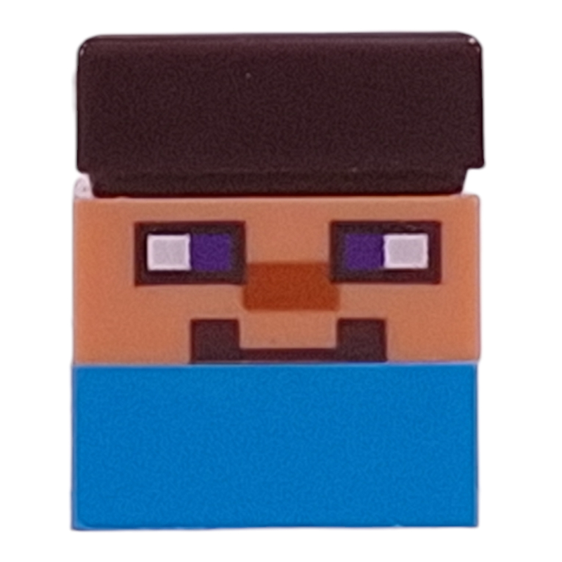 Micromob Steve, jambes azur foncé, cheveux brun foncé (Micromob Steve, Dark Azure Legs, Dark Brown Hair)