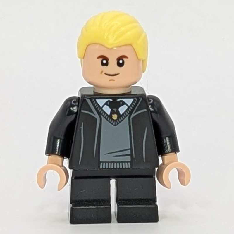 Drago Malefoy, longues robes ouvertes sur pull, courtes jambes noires (Draco Malfoy, Open Long Robes over Sweater, Short Black Legs)