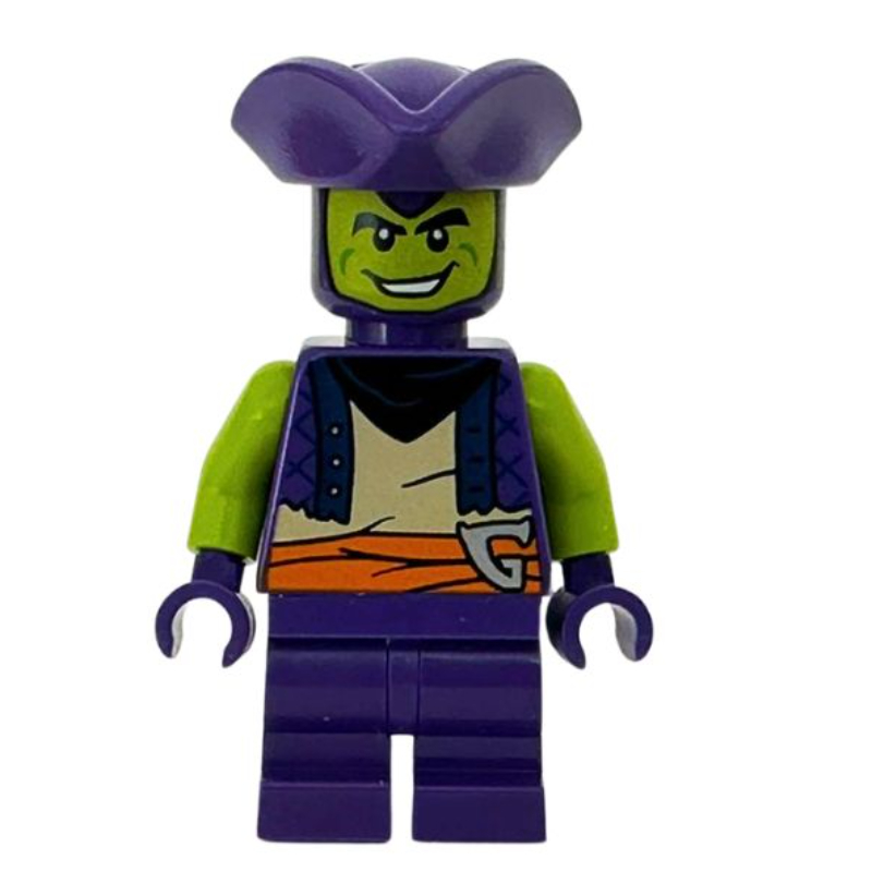 Bouffon Vert, jambes moyennes, tricorne (Green Goblin, Medium Legs, Tricorn)