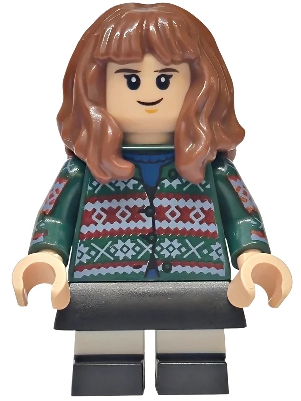 Hermione Granger, pull vert foncé, jambes courtes, jupe (Hermione Granger, Dark Green Sweater, Short Legs, Skirt)