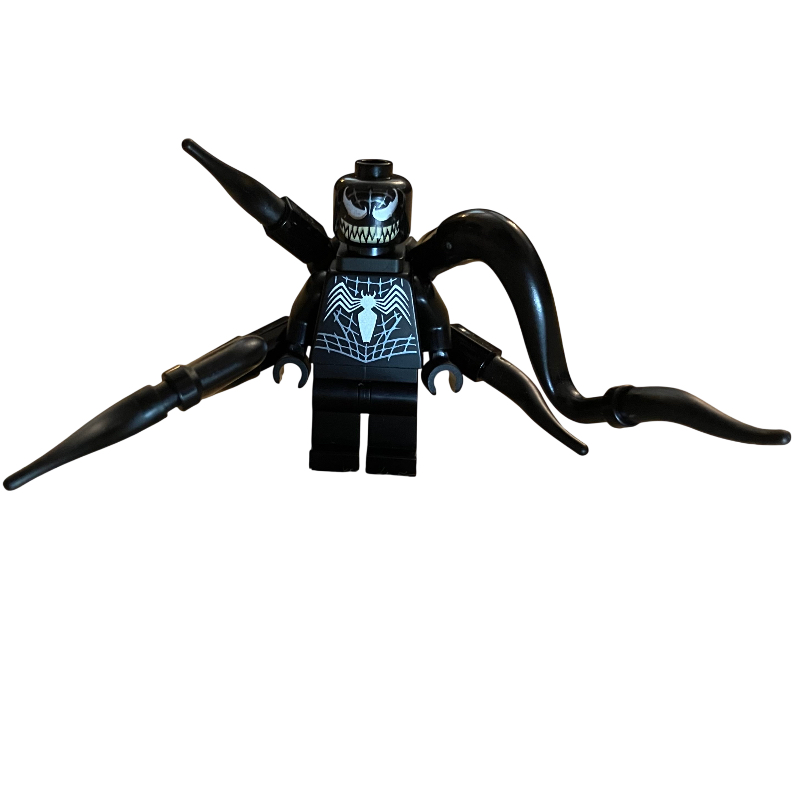 Venom, tentacules noirs, dents beige (Venom, Black Tentacles, Tan Teeth)