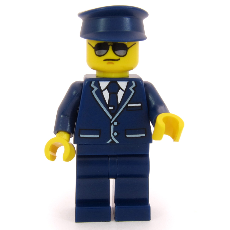 Pilote, tenue bleu foncé, casquette (Pilot, Dark Blue Suit, Cap)