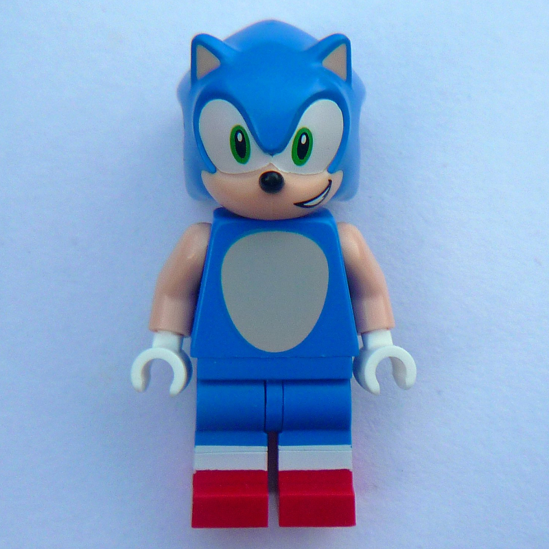 Sonique, bouche ouverte sourire (Sonic, Open Mouth Smile)