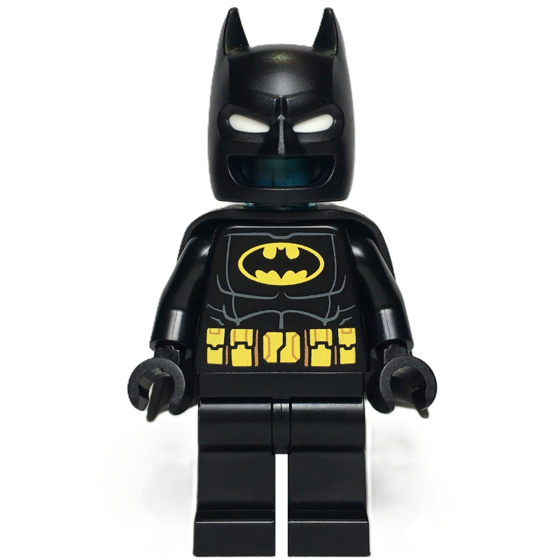 Costume Batman, tête bleu clair transparent (Batman Suit, Trans-Light Blue Head)