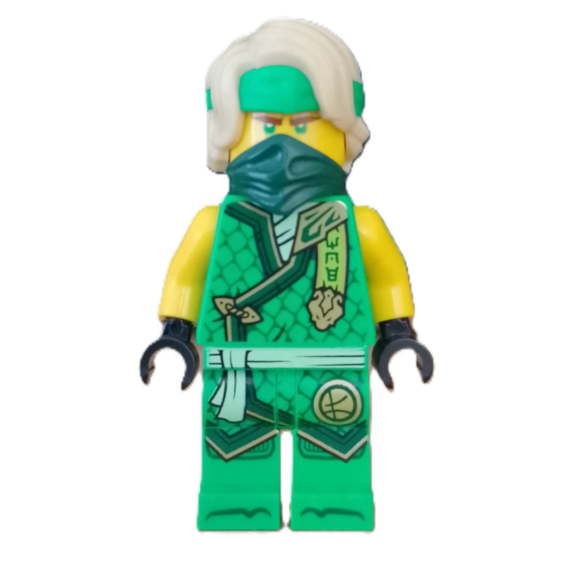 Lloyd, robe vert vif, cheveux (Lloyd, Bright Green Robes, Hair)