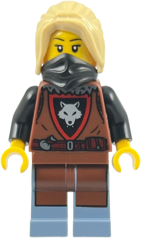 Chevalier, Wolfpack, cheveux beiges, masque (Knight, Wolfpack, Tan Hair, Mask)
