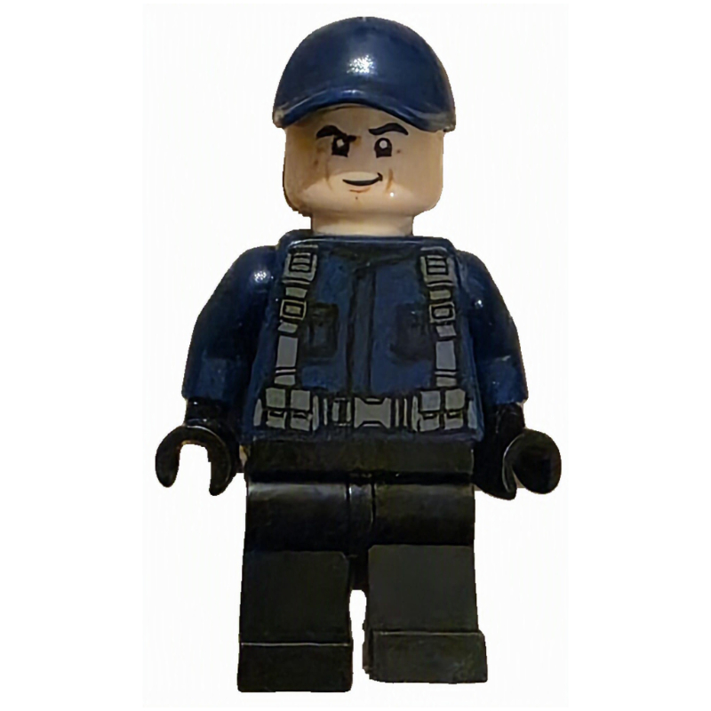 Garde, jambes noires, casquette bleu foncé (Guard, Black Legs, Dark Blue Cap)