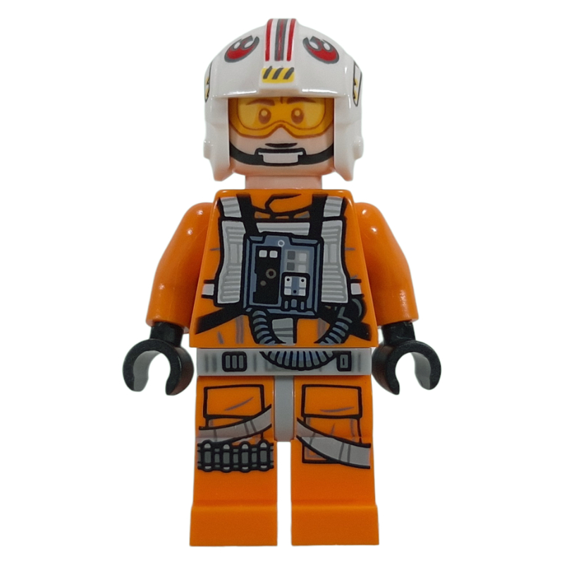 Luke Skywalker, pilote rebelle orange outift (jeu intelligent) (Luke Skywalker, Orange Rebel Pilot Outift (SMART Play))