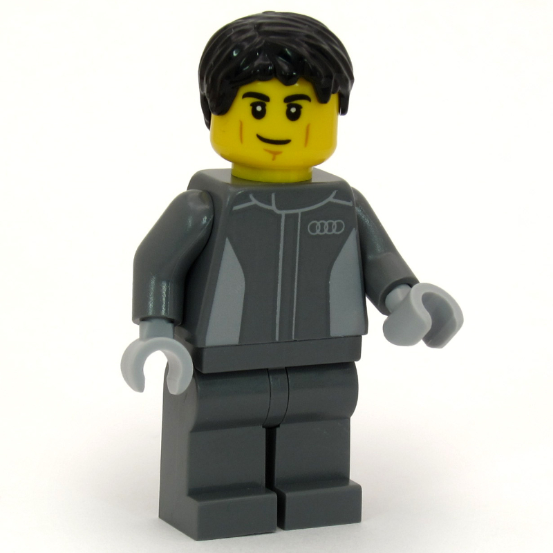 Audi revolut F1, cheveux noirs (Audi Revolut F1 Driver, Black Hair)