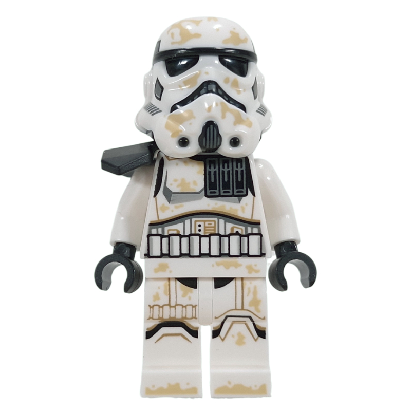 Sandtrooper, épaulière noire, tête brun terre de sienne (Sandtrooper, Black Pauldron, Sienna Brown Head)