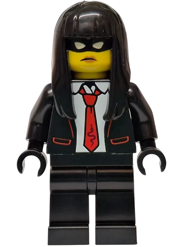 Bandit, tenue noire, cheveux noirs (Criminal, Black Suit, Black Hair)