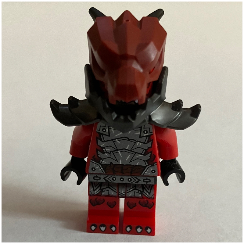 Dragonian warrior, cornes courtes, 28621pr9761 tête (Dragonian Warrior, Short Horns, 28621pr9761 Head)