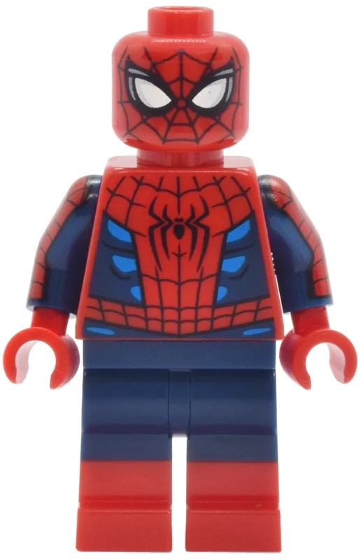 Spider-Man, costume avec des « côtes », jambes simples (Spider-Man, Suit with Bue 'Ribs', Plain Legs)