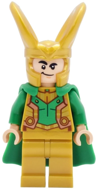 Loki, cape en caoutchouc, tenue en or perlé (Loki, Rubber Cape, Pearl Gold Outfit)