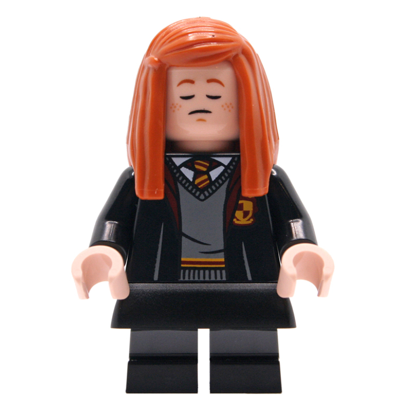 Ginny Weasley, robes ouvertes gryffondor, jambes courtes, jupe (Ginny Weasley, Open Gryffindor Robes, Short Legs, Skirt)