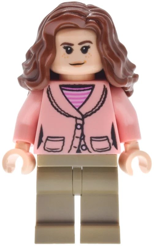 Hermione Granger, veste rose chaud, jambes beige foncé (Hermione Granger, Warm Pink Jacket, Dark Tan Legs)