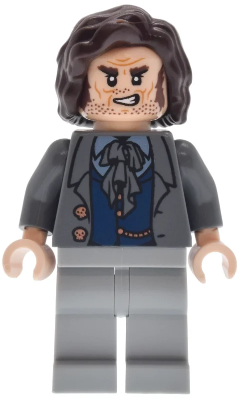 Mr. borgin, veste gris bleuté foncé (Mr. Borgin, Dark Bluish Gray Jacket)