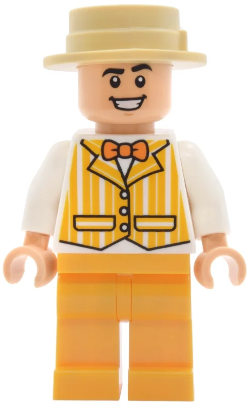 Dapper dans quatuor member, tenue orange clair vif (Dapper Dans Quartet Member, Bright Light Orange Suit)