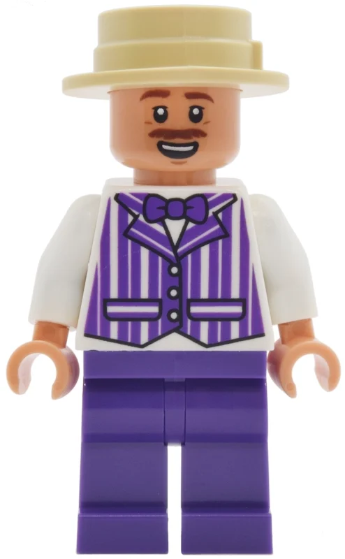 Dapper dans quatuor member, tenue pourpre foncé (Dapper Dans Quartet Member, Dark Purple Suit)
