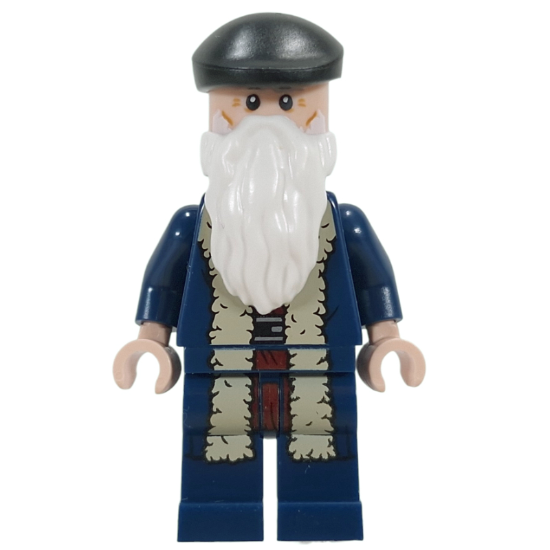 Leonardo da vinci, casquette noire, support de cou (Leonardo da Vinci, Black Cap, Neck Bracket)